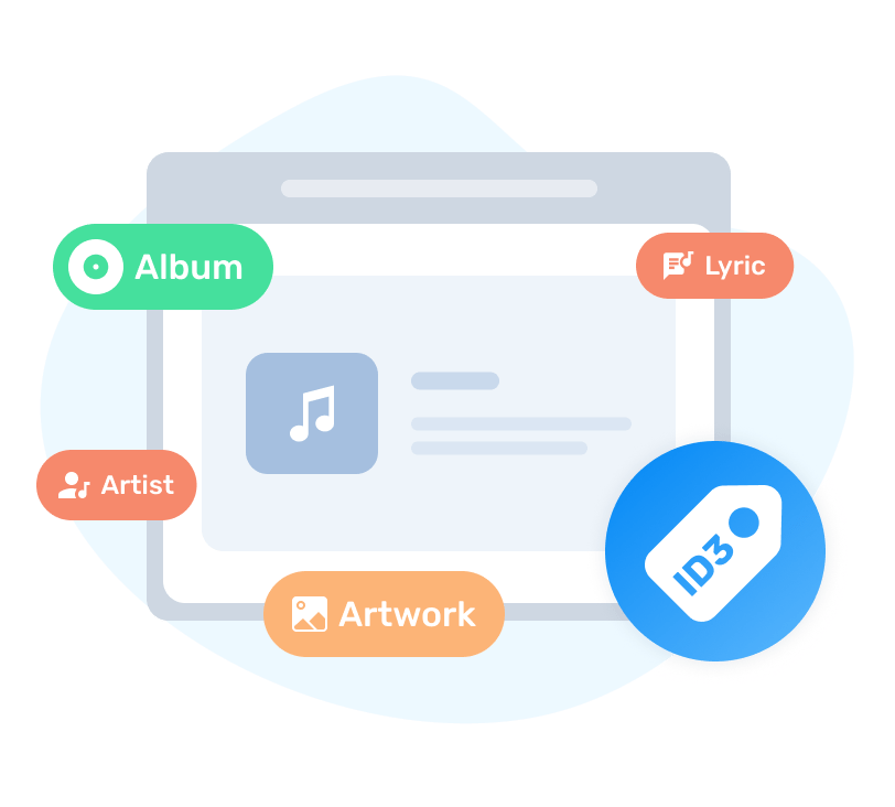 音楽のID3タグ情報を保持したまま保存
